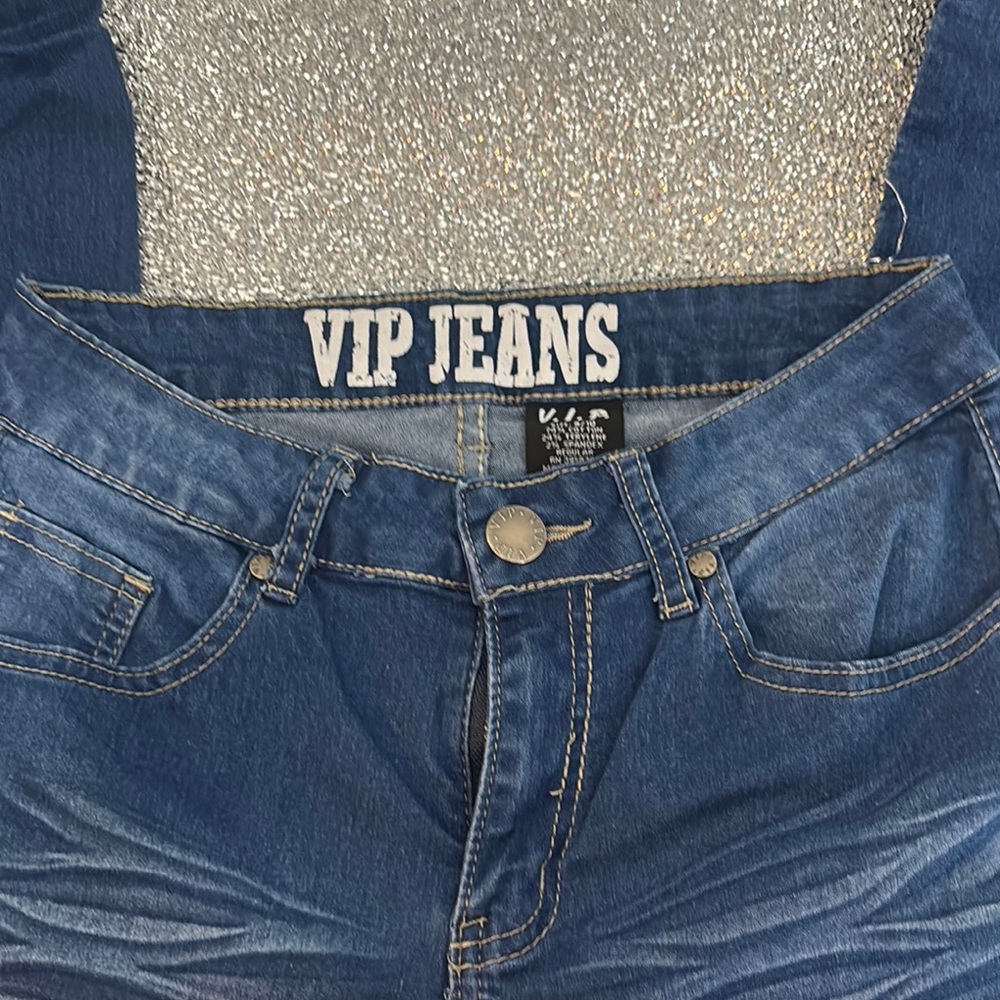 VIP Blue High Rise Jeans Classic Denim